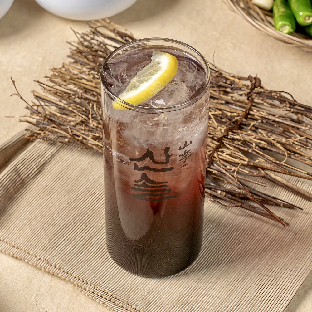 인제 오미자 하이볼 Inje Omija Highball — 산솔 신논현점 주류 · Sansol Sinnonhyeon Korean BBQ menu (신논현 맛집 · 烤肉)