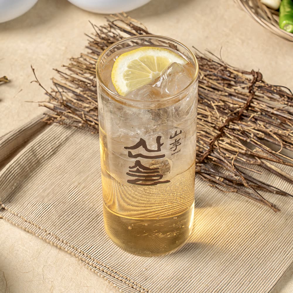 춘천 매실 하이볼 Chuncheon Plum Highball — 산솔 신논현점 주류 · Sansol Sinnonhyeon Korean BBQ menu (신논현 맛집 · 烤肉)